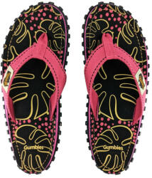 Gumbies Tropical Black női flip-flop Cipőméret (EU): 42 / fekete/rózsaszín