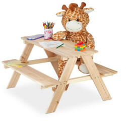  Gyerek piknik asztal játék asztal paddal 10026031