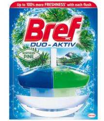 Bref Duo Aktiv WC illatosító gél 2 fázisú kosárral Fenyő 50ml (BDAGF50)