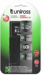 Uniross UCX004 LCD-s gyorstöltő Li-ion / Ni-MH / LiFePO4 akkuk töltésére (UCX004)