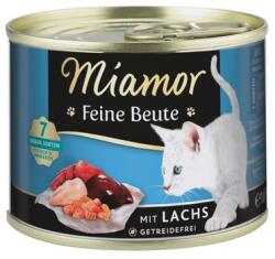 Miamor Feine Beute Salmon Lazacokkal 12x185g