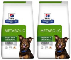 Hill's Prescription Diet Canine Metabolic A fogyás és a fenntartás érdekében 8 kg (2 x 4 kg)