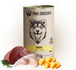 Paka Zwierzaka Nyúl és vaddisznó eledel sütőtökkel kutyáknak 6x400 g