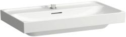 Laufen MEDA Mosdó, 80 cm, csiszolt alsó felülettel, 3 csaplyukkal, Fehér LCC bevonattal H8161174001081 (H8161174001081)