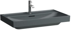 Laufen MEDA Mosdó, 80 cm, csiszolt alsó felülettel, egy csaplyuk, középen, Graphite matt H8161177581041 (H8161177581041)