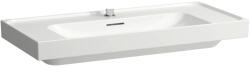 Laufen MEDA Mosdó, 100 cm, bal és jobb oldali pulttal, csiszolt alsó felülettel, 3 csaplyukkal, Matt fehér H8161197571081 (H8161197571081)