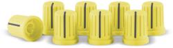 Reloop Knob Cap Set Yellow Potméter sapka, forgatógomb szett 8 db (Sárga)