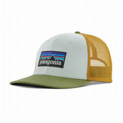 Patagonia P-6 Logo Trucker Hat Culoare: verde