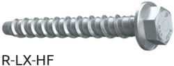 RAWL 14, 9x130mm hatlapfejű betoncsavar, zink lamellás, furat: 12 mm, CE-ETA (66823)