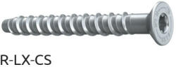 RAWL 12, 5x70mm süllyesztett fejű betoncsavar, zink lamellás, furat: 10 mm, CE-ETA (66830)