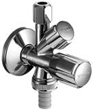SCHELL COMFORT kombinált sarokszelep, 1/2"-3/8"-3/4" 035510699 (035510699)