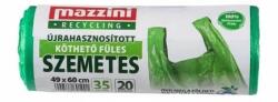 Mazzini Szemeteszsák köthetõ füles 35 liter 20 db/tekercs Mazzini zöld (104036) - tonerpiac