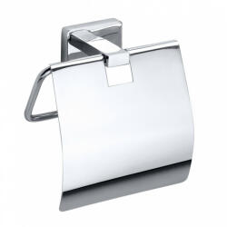 Bemeta Niki fali WC papírtartó fedéllel 117x140x49 mm, króm 153112012 (153112012)