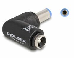 Delock Adaptor alimentare DC 5.5 x 2.1mm T-M Unghi 90 grade, Delock 80794 (80794)