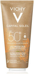 Vichy - Lapte de protectie solara pentru fata si corp SPF 50+ conceput sustenabil Capital Soleil Vichy 200 ml Lapte