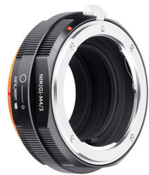 K&F Concept Nikon-G M4/3 Adapter - Micro 4/3 Nikon(G) Átalakító - NIK(G)-M4/3 (KF06.454)