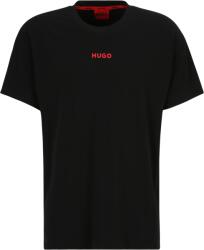 HUGO Red Rövid pizsama 'Linked' fekete, Méret S