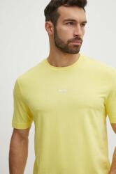 Boss Orange BOSS t-shirt BOSS ORANGE sárga, férfi, sima, 50473278 - sárga XXL
