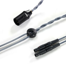 DD HIFI BC150XLR - Cablu de căști simetric din argint cu conector 4-Pin XLR - 145cm - 2-Pin (Recessed) (DDHIFI-BC150XLR-2PRS-145)