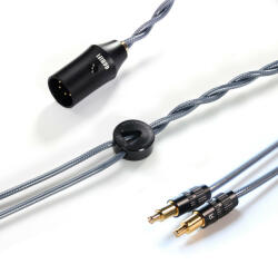DD HIFI BC150XLR - Cablu de căști simetric din argint cu conector 4-Pin XLR - 195cm - A2DC (DDHIFI-BC150XLR-A2DC-195)
