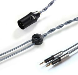 DD HIFI BC150XLR - Cablu de căști simetric din argint cu conector 4-Pin XLR - 195cm - 2, 5mm Audio-Technica (DDHIFI-BC150XLR-25AT-195)