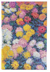  Paperblanks butikkönyv, Midi, vonalas Monets Chrysanthemums (PB9714-3)