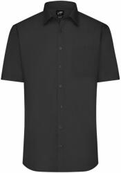 James & Nicholson (Daiber) Férfi rövid ujjú ing JN680 - Fekete | M (1-JN680-1760288)
