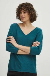 MEDICINE pulóver könnyű, női, zöld - türkiz S - answear - 9 900 Ft