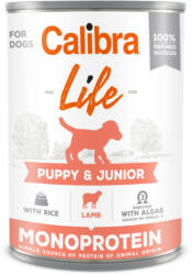 Akciós Calibra Dog Life Junior lamb&rice konzerv 400g