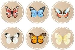 AtmoWood Fa alátétek horgoláshoz - pillangók Válasszon váltazatot: : 10 cm