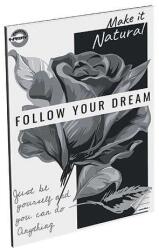 T-Creativ szótár füzet - A4 - Follow Your Dream virágos (TC23-A16011082-944370-9VIRAGOS)
