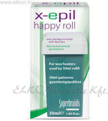 X-Epil Happy Roll Gyantapatron 50 ml- Aloe (XE9009)