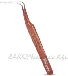 Long Lashes Pro Fiber Volume csipesz - Keskeny fejű, Bronz (LLA33030)