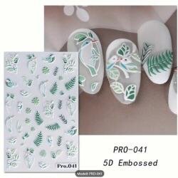  Körömmatrica - Pro. 041 virág levél