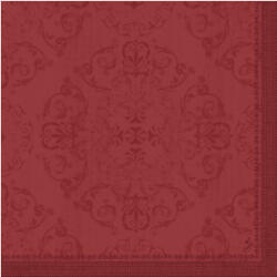Dunilin Opulent bordó textilhatású szalvéta, 45 db/csomag