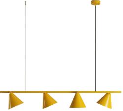 ALDEX Form sárga függesztett lámpa (ALD-1108L14) E27 4 izzós IP20 (1108L14)