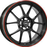 Inter Action PHOENIX Fényes fekete Piros 4/100 15x6, 5 ET42 73, 1 - garazsmester