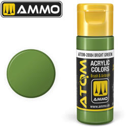 AMMO by MIG Jimenez AMMO ATOM COLOR Bright Green Acrylic Paint 20 ml (ATOM-20084)