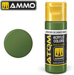 AMMO by MIG Jimenez AMMO ATOM COLOR Zinc Chromate Green Acrylic Paint 20 ml (ATOM-20074)