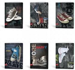 Lizzy Card Tűzött füzet, A/4, Lipamill kockás Premium Sneakers 40+2lap