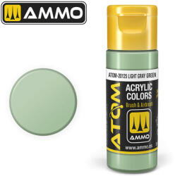 AMMO by MIG Jimenez AMMO ATOM COLOR Light Gray Green Acrylic Paint 20 ml (ATOM-20125)