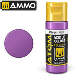 AMMO by MIG Jimenez AMMO ATOM COLOR Purple Acrylic Paint 20 ml (ATOM-20151)