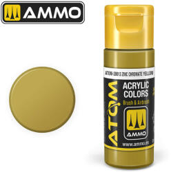 AMMO by MIG Jimenez AMMO ATOM COLOR Zinc Chromate Yellow Acrylic Paint 20 ml (ATOM-20013)