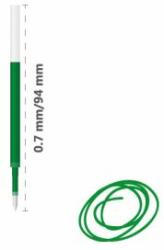 MILAN Utántöltő gél MILAN Gel Touch 0, 7 mm - zöld