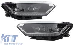 KITT LED DRL fényszórók VW új Beetle ferdehátú Cabrio (10.1998-05.2005) króm átlátszó (HLVWBEC)