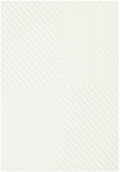  ACORES II White, kültéri UV álló, ekrü geometriai mintás szőnyeg, 160 x 230 cm