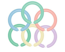 Gemar D4 modellező lufi vegyes 100db/csomag Macaron Ass (LUFI425209)