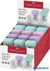 Faber-Castell Hegyező, egylyukú, tartályos, display, FABER-CASTELL, pasztell színek (TFC182801) - kecskemetirodaszer