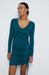 MEDICINE ruha zöld, mini, testhezálló - türkiz S - answear - 5 890 Ft