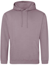 Just Hoods Uniszex laza szabású kapucnis pulóver AWJH001, Dusty Purple-L (awjh001dupu-l)